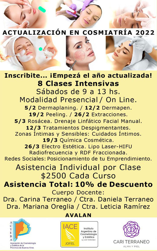 Actualización en Cosmiatría 2022