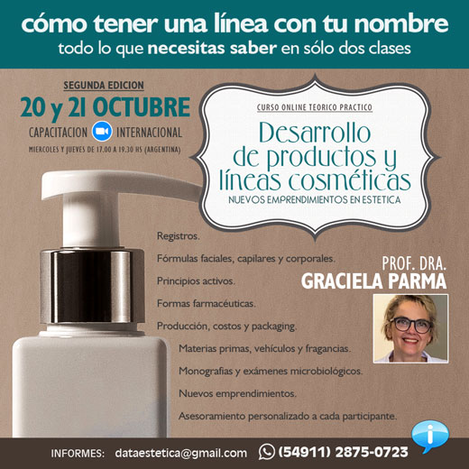 Desarrollo de productos y líneas cosméticas