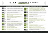 Actividades en Exel Institute: cronograma de septiembre
