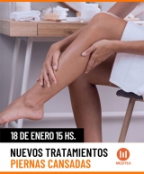 Piernas cansadas, curso online el 18 de enero